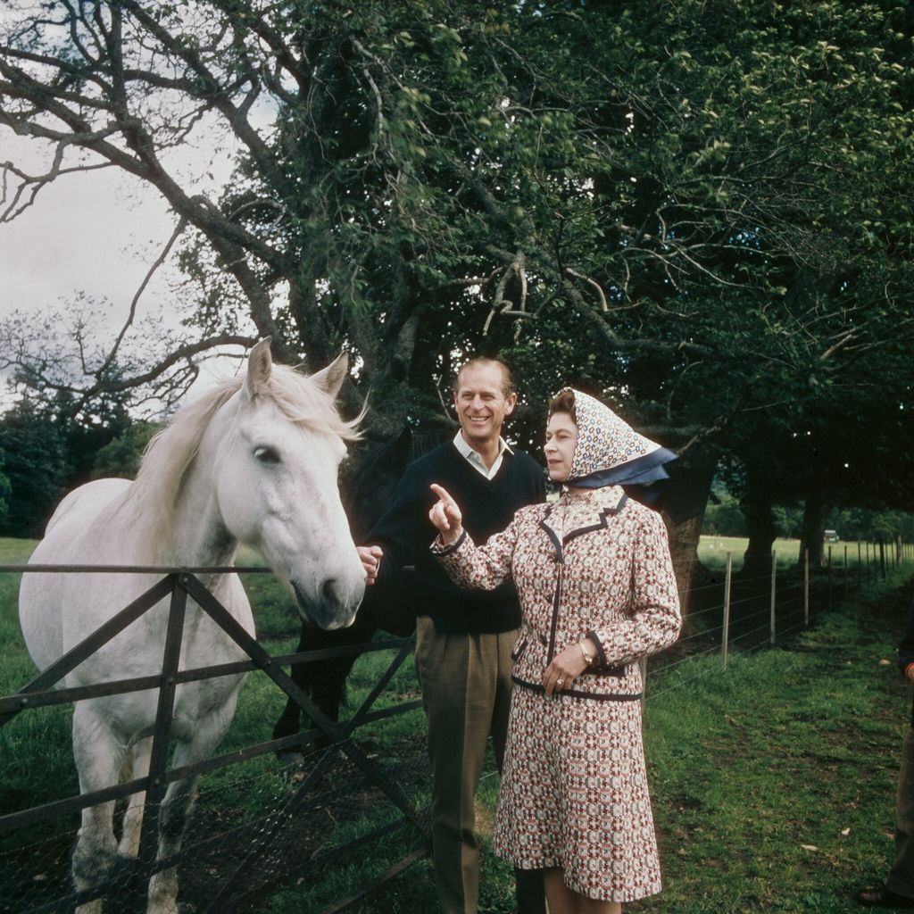Reina Isabel y el príncipe Felipe