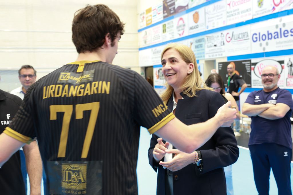 Infanta Cristina con su hijo Pablo