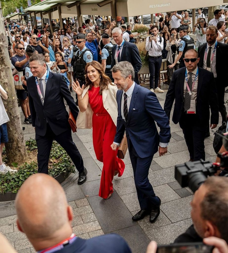 La reina Mary y el rey Federico de Dinamarca en París para la ceremonia de apertura de los Juegos Olímpicos