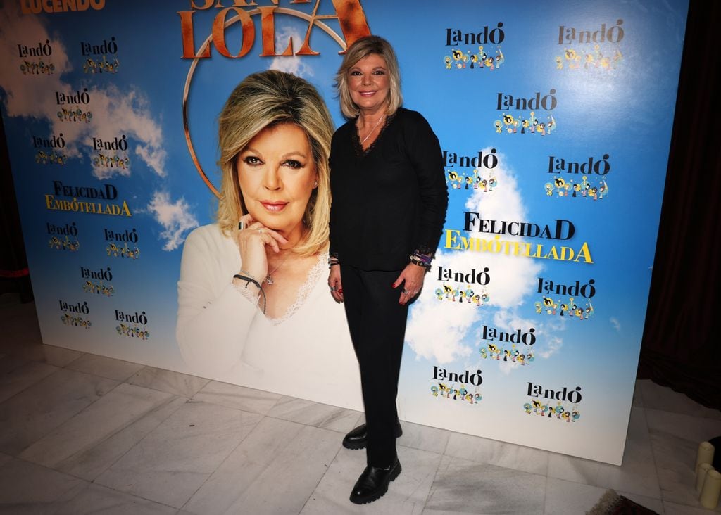 Terelu Campos en el estreno de su obra de teatro en Madrid