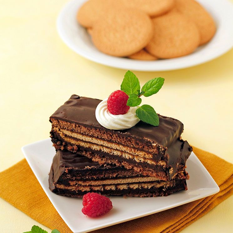 Paso a paso: Tarta de galletas y chocolate