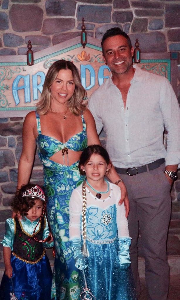 ximena duque y su familia