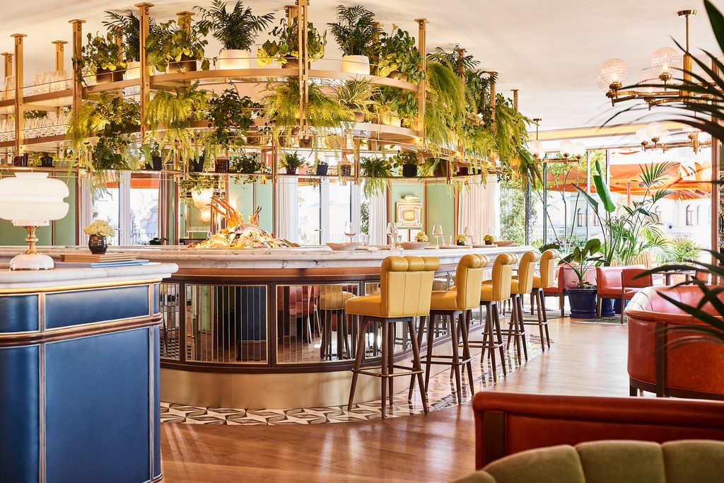 La barra de Dani Brasserie, en el Hotel Four Seasons de Madrid.