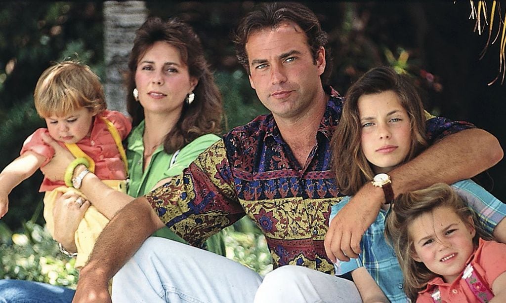 Bertín Osborne, Sandra Domecq e hijas