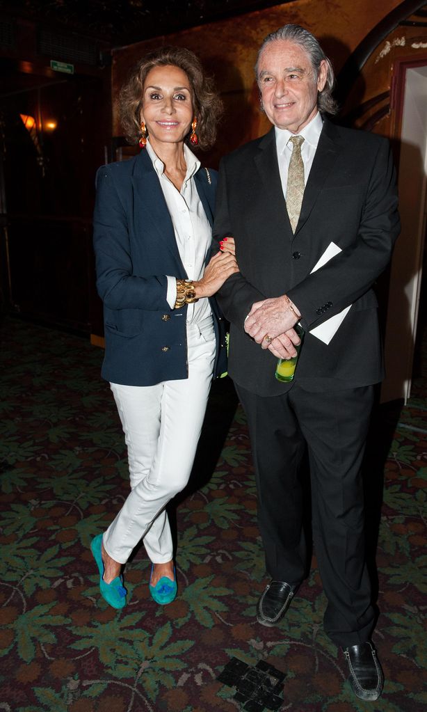 Patrice Calmettes, junto a Naty Abascal.