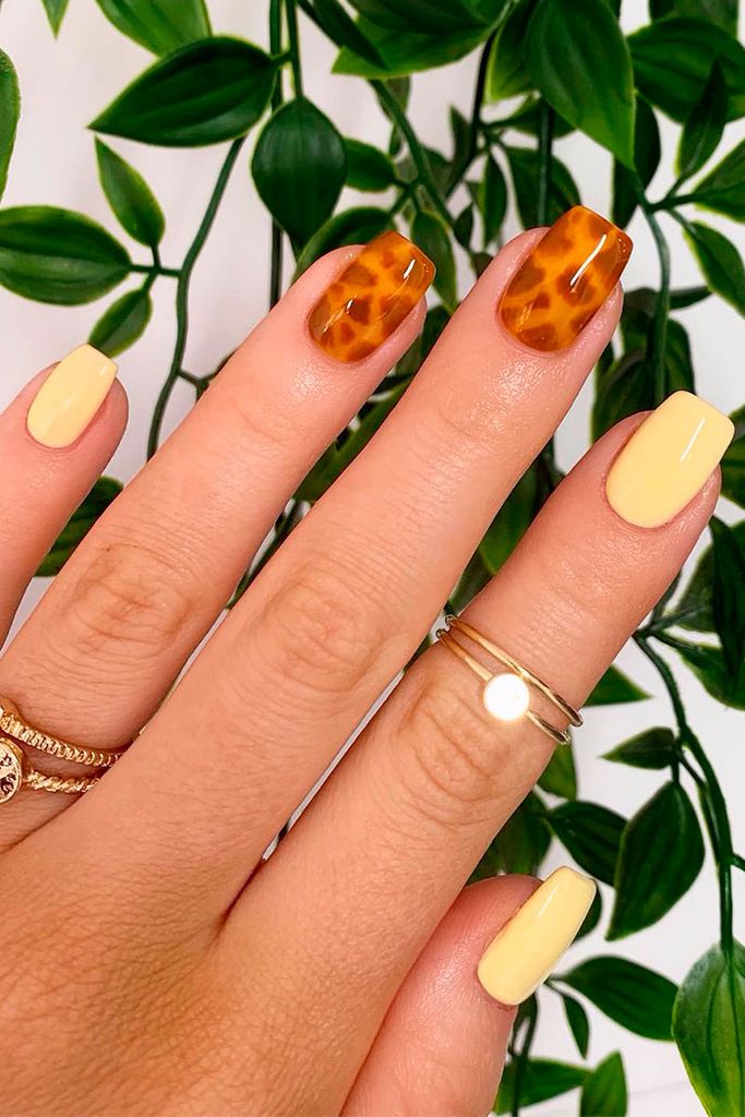 manicura animal print