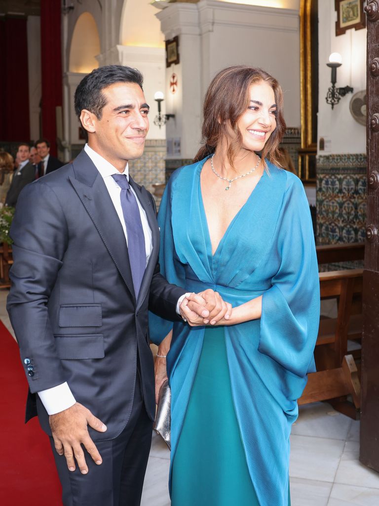 Mariló Montero en la boda de su hijo Alberto Herrera
