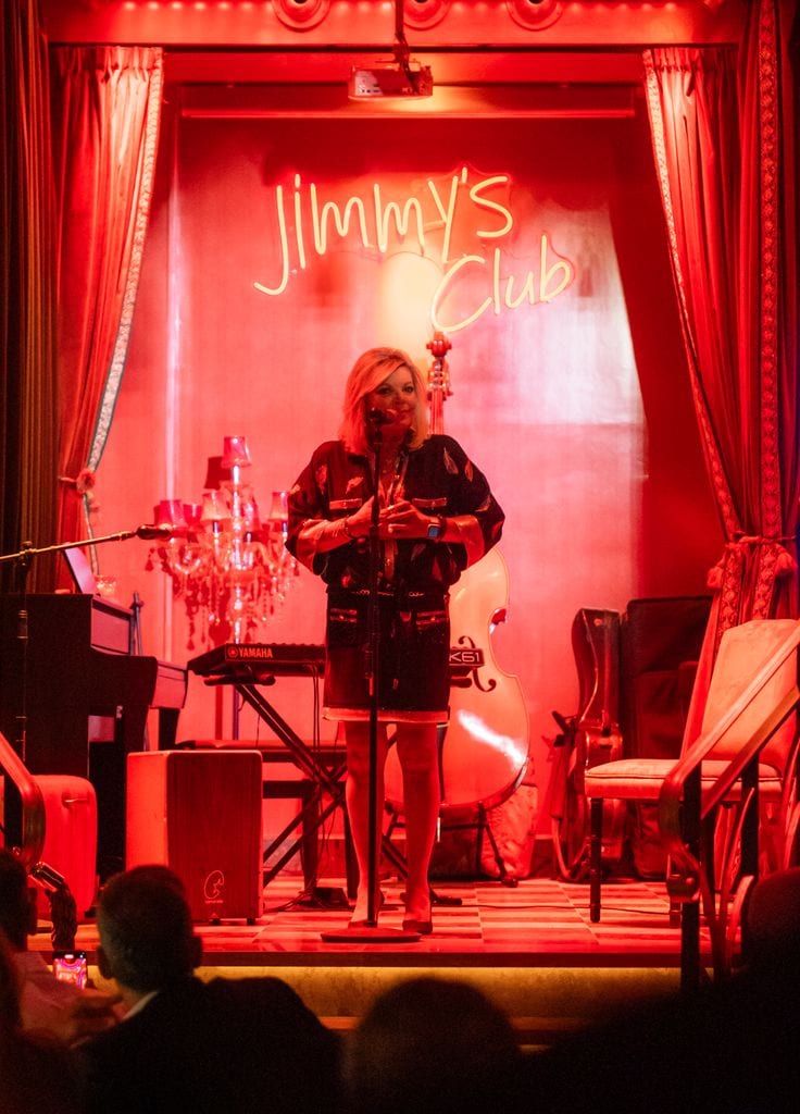 Terelu Campos en su fiesta de 60 cumpleaños