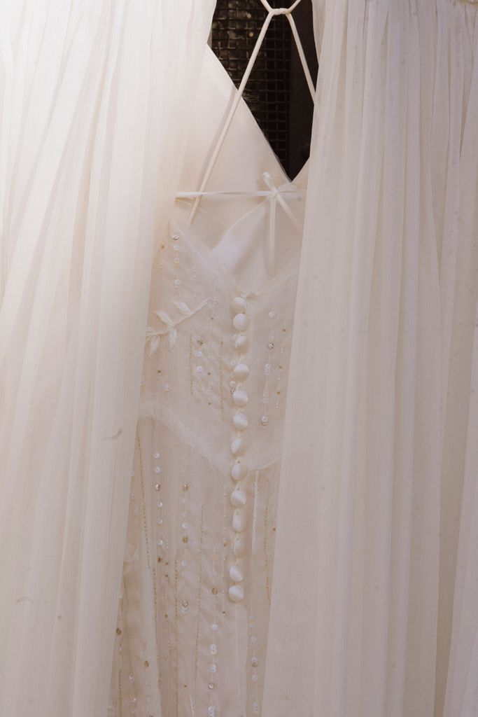 Boda Pamplona de Patricia look de novia