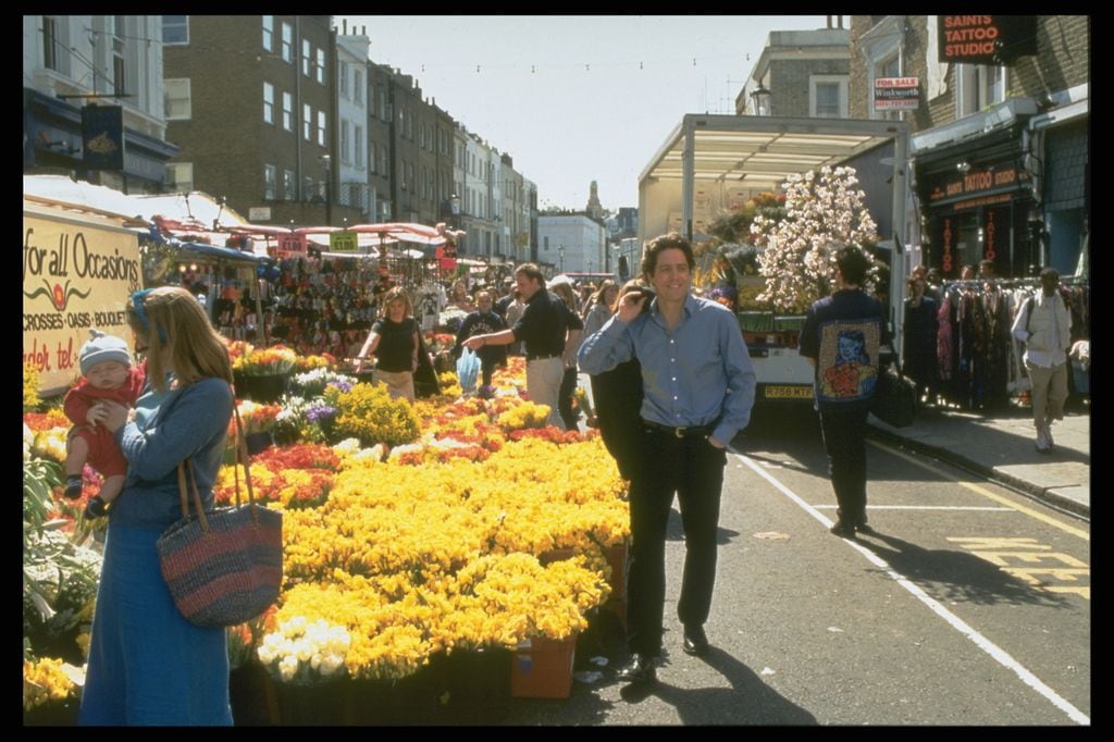 Hugh Grant en una escena de 'Notting Hill'