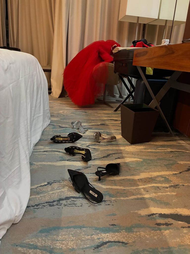 El desastre de su habitación tras el día 