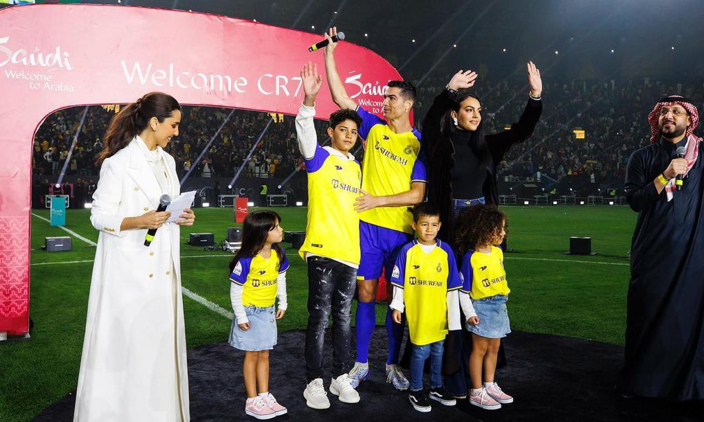 Cristiano Ronaldo y su familia