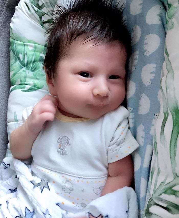 "Chyno" Miranda y su hijo Lucca