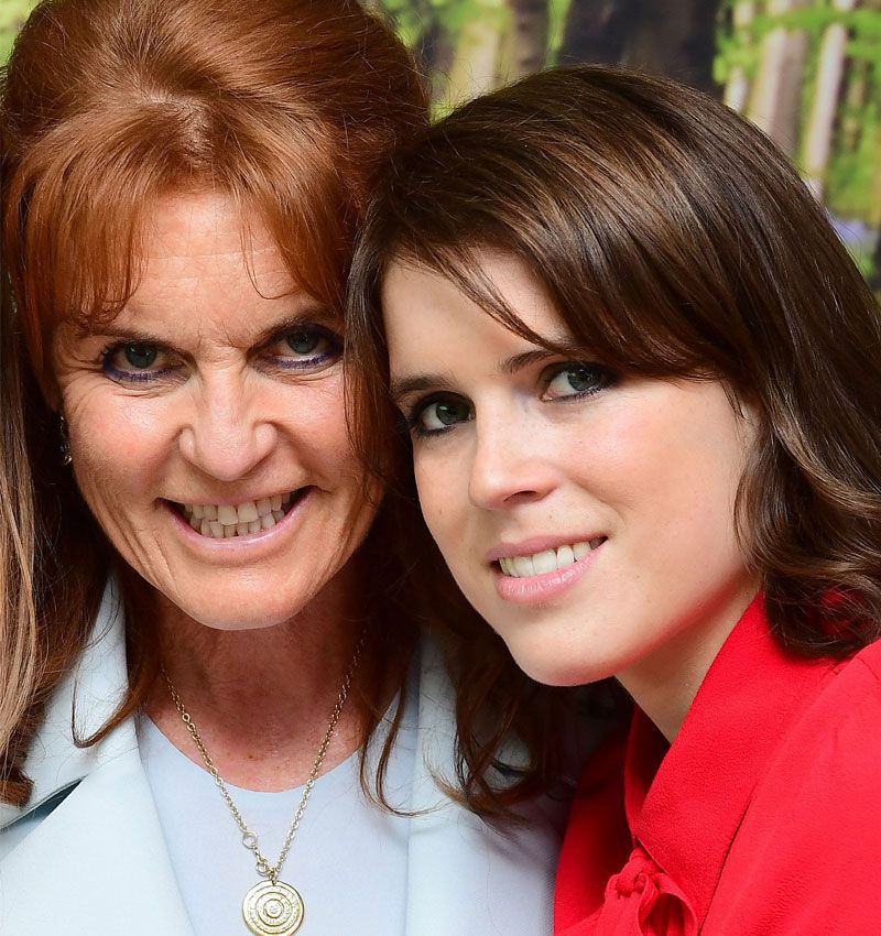 Sarah Ferguson y Eugenia de York, juntas