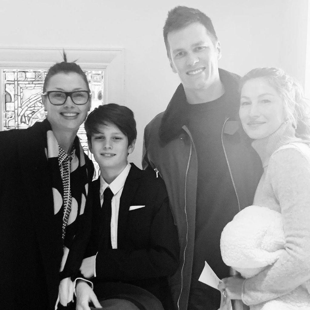 Tom Brady con Bridget y Gisele