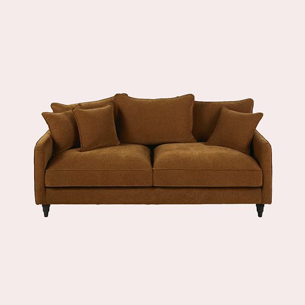 Auguste Sofá de 3 Plazas Color Bronce