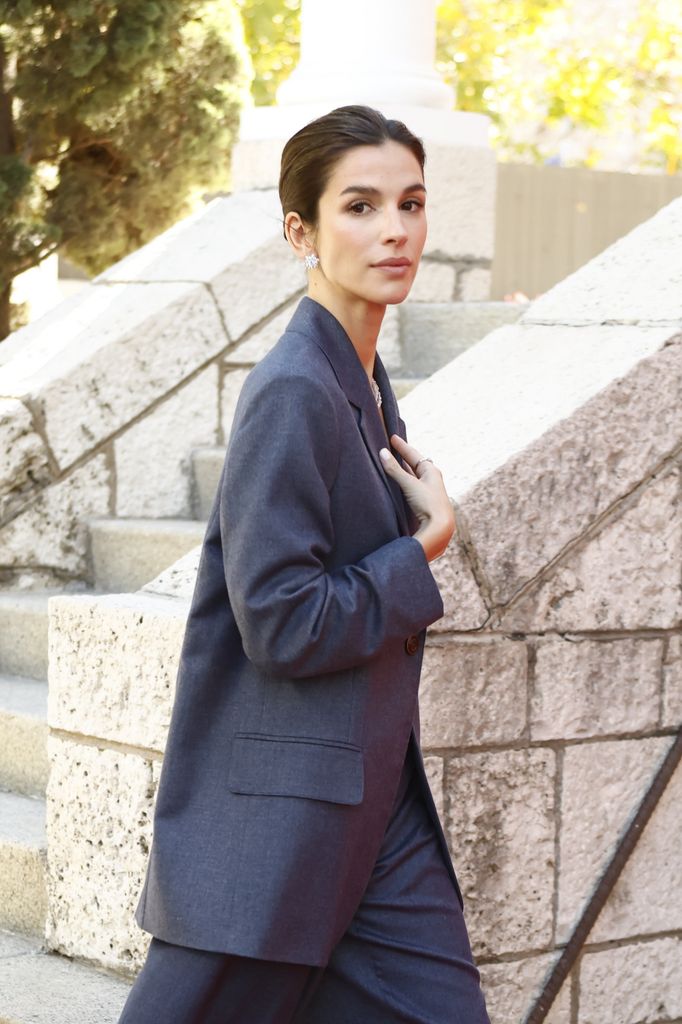 Sandra Gago, durante el photocall de un evento de Rabat celebrado en Madrid el miércoles 21 de octubre de 2026.