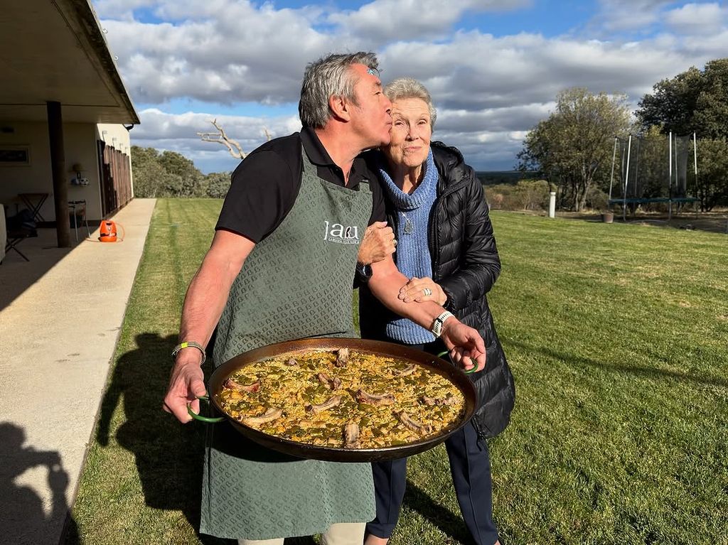 Rita Álvarez en su 91 cumpleaños