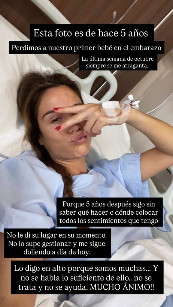 El mensaje que ha compartido Lucía Villalón en redes sociales