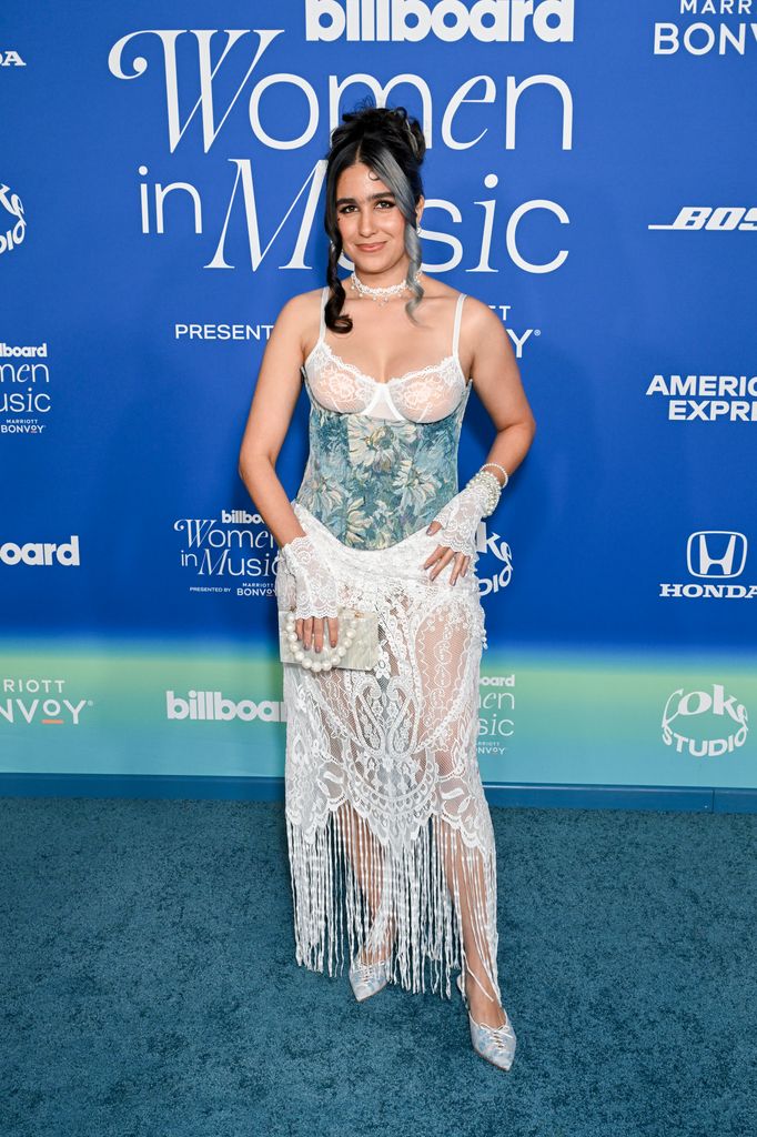 Gemeny Hernandez en Billboard Women In Music 2024 en el YouTube Theater en marzo de 2024.