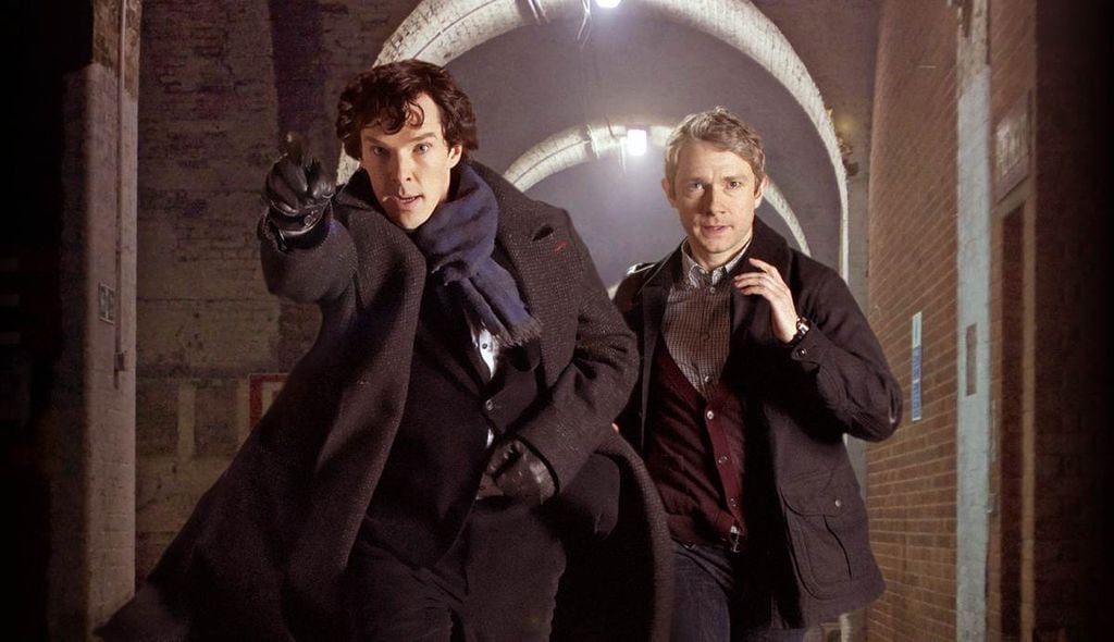Benedict Cumberbatch y Martin Freeman dan vida a Sherlock y Watson