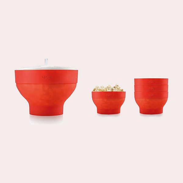 Lékué Set Popcorn XL con Bols de Silicona