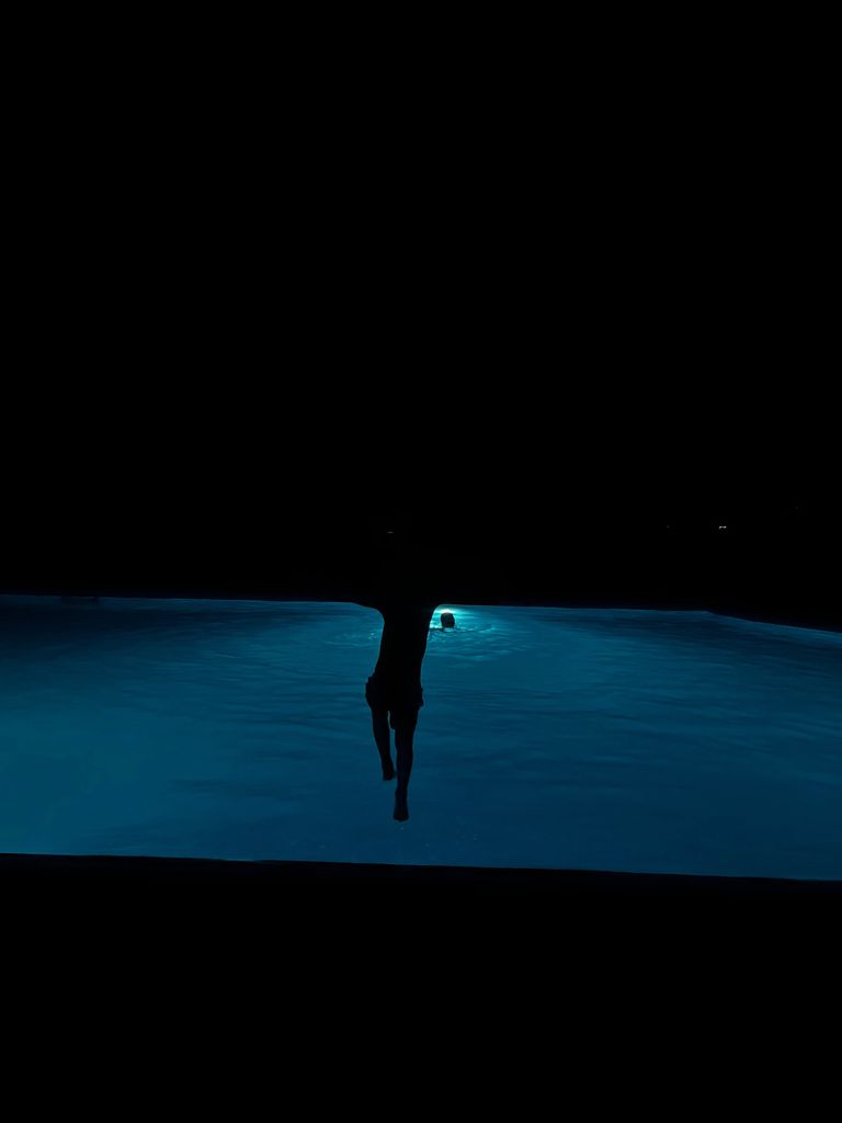 Un baño nocturno