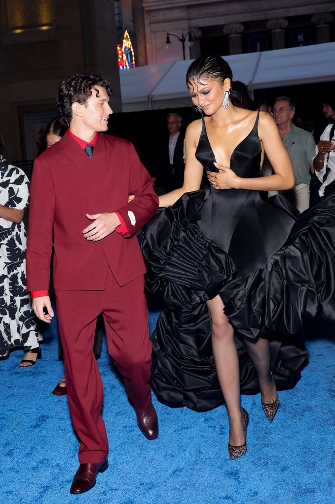 Tom Holland y Zendaya en el estreno de Spiderman en Los Ángeles 