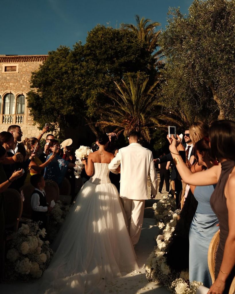 Vestido de novia e Nicoleta Betancur