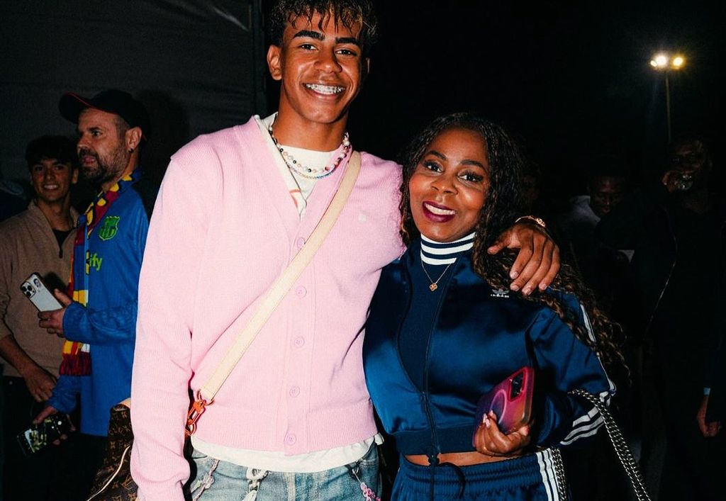 Lamine Yamal y su madre, Sheila Ebana.