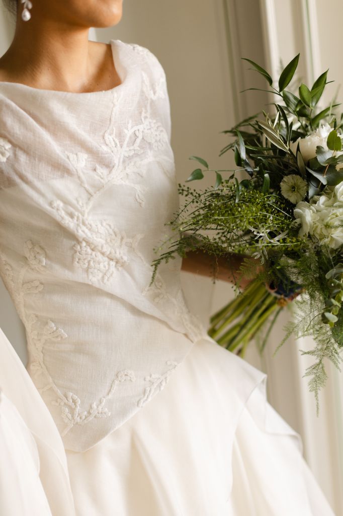 Vestido de novia de Sole Alonso para Lucía Suárez, fundadora de Deluem