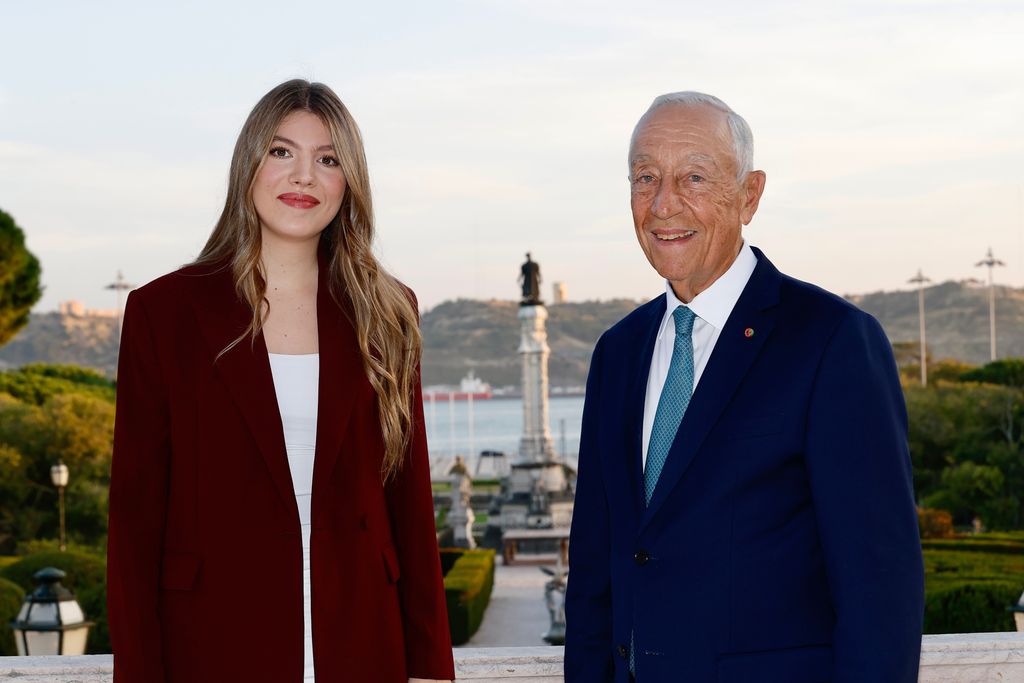 Sofía de Borbón y Marcelo Rebelo de Sousa se reúnen en Lisboa