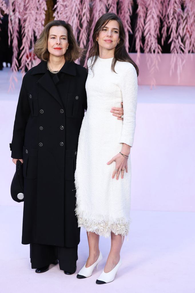 Carole Bouquet y Carlota Casiraghi