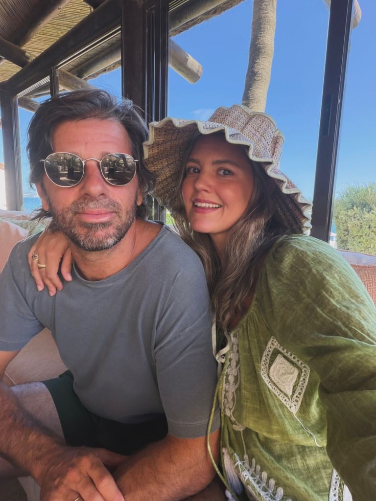 Álvaro Falcó e Isabelle Junot, durante sus vacaciones