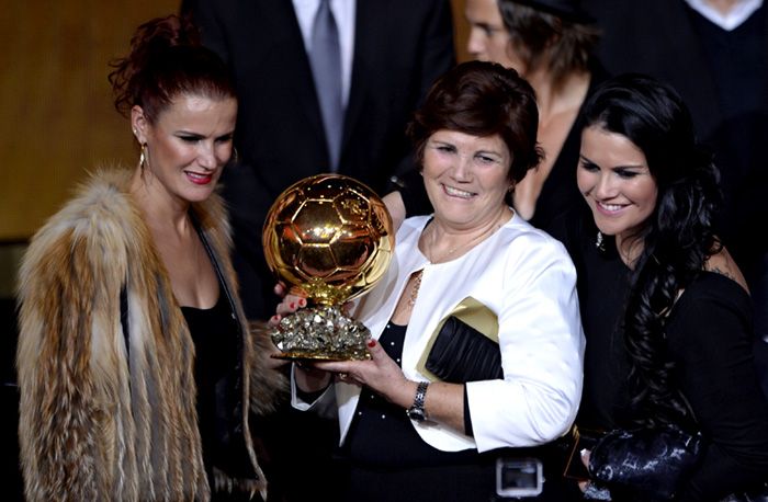 La madre y las hermanas de Cristiano