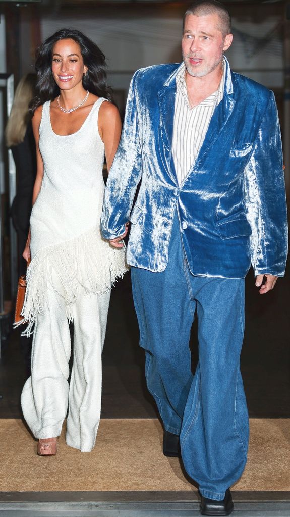 Brad Pitt e Ines de Ramon por Nueva York