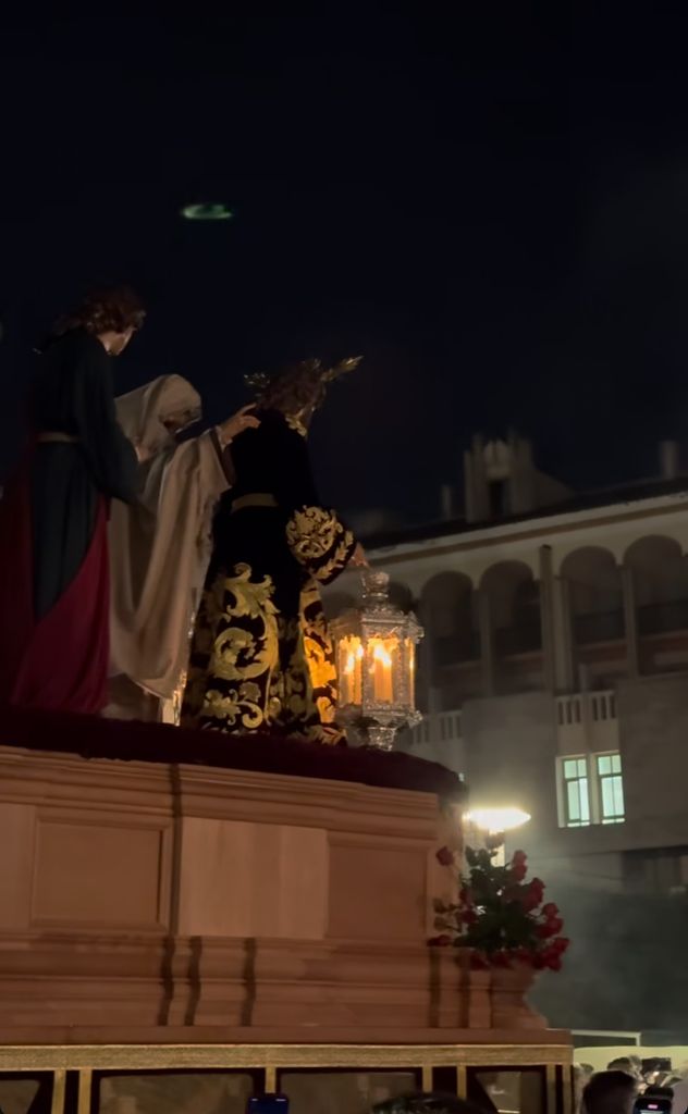 Anabel Pantoja y David Rodriguez en Semana Santa