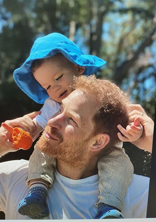 El príncipe Harry con su hijo Archie