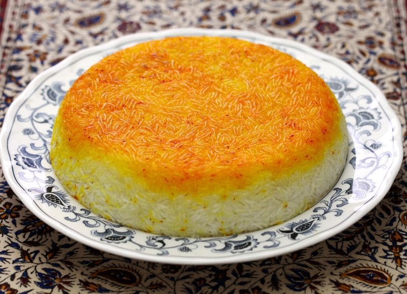 Tahdig, arroz iraní