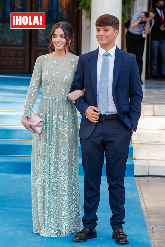 Arrieta y Carlos, hijos de Alexia de Grecia
