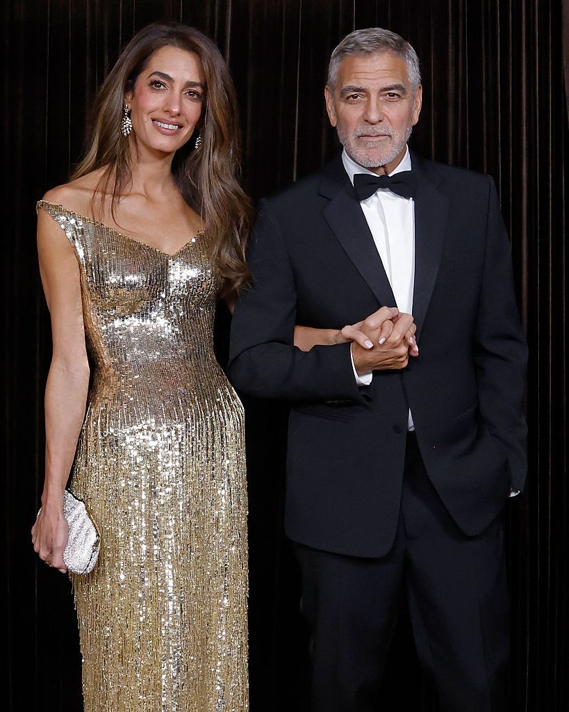 El matrimonio Clooney deslumbró durante los premios Albie