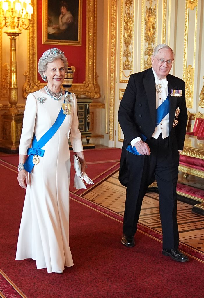 Cena de gala en el castillo de Windsor por la visita de Emmanuel y Brigitte Macron