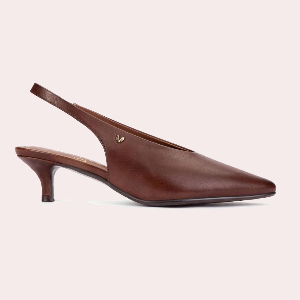 Zapato de tacón de piel para mujer