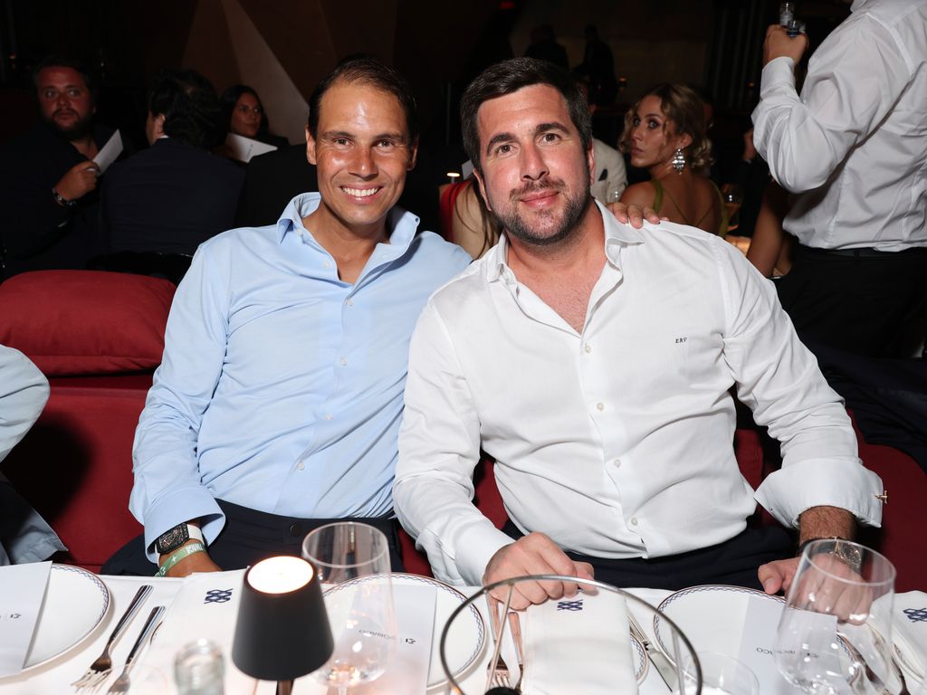 Rafael Nadal y Enrique Riquelme en Monaco en 2025 