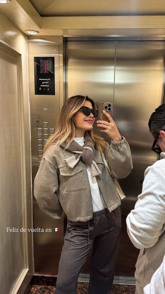 Michelle Salas se dijo feliz de estar de vuelta en tierras mexicanas