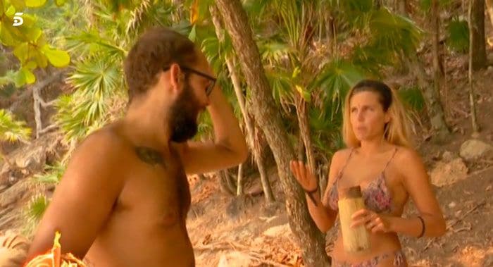 José Antonio Avilés e Ivana Icardi en 'Supervivientes'