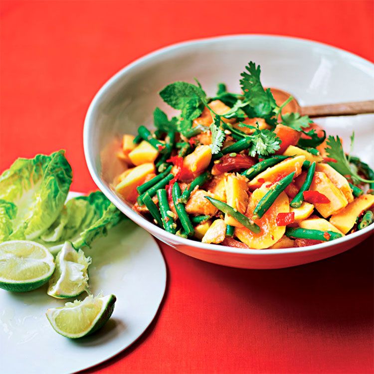 ensalada papaya