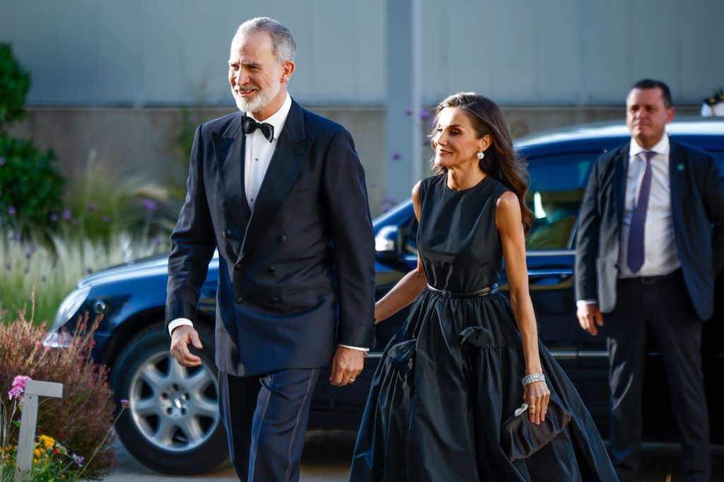 Los Reyes en su llegada