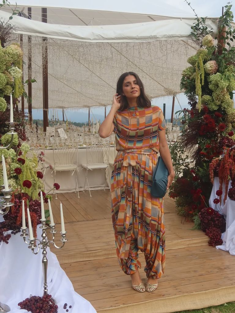María G. de Jaime en la boda de Alejandra Navarro