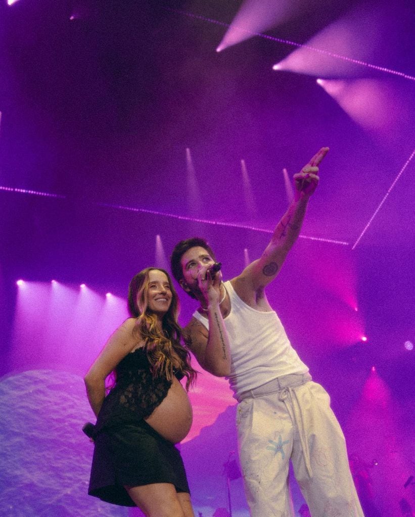 Evaluna mostró un vistazo de los momentos que ha compartido con su esposo en los escenario españoles.